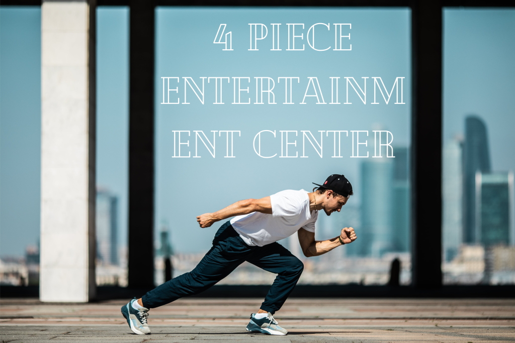 4 piece entertainment center